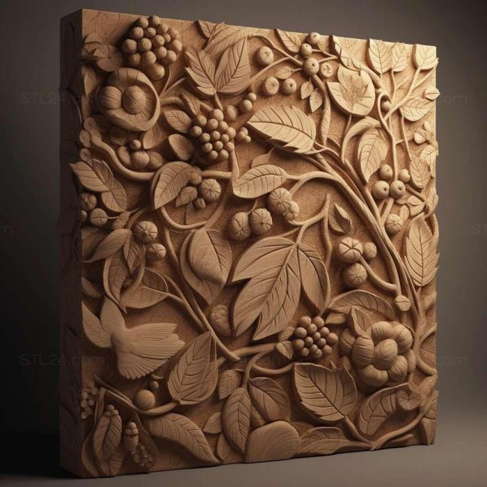 Patterns and decorations (stl Garicaphila 1, PATTERN_77) 3D models for cnc
